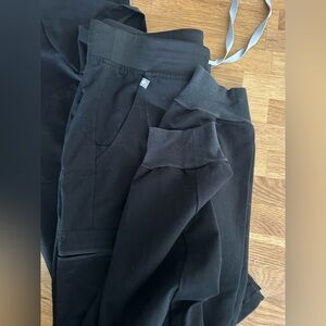Figs Black Technical Jogger Pants